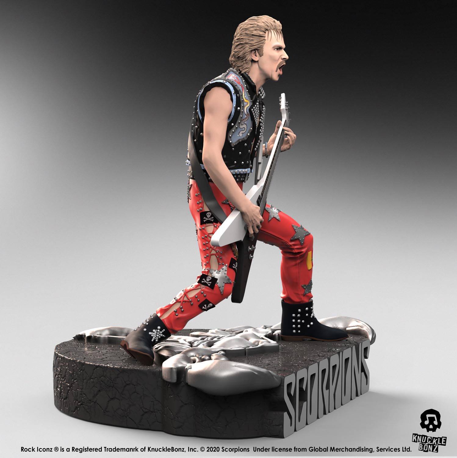 Scorpions Rock Iconz Statue Rudolf Schenker Limited Edition 22 cm 0655646625133