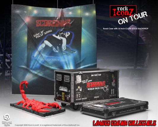 Scorpions Rock Ikonz On Tour World Tour 1984 Road Case Statue + Stage Backdrop 0655646625171