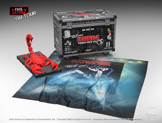 Scorpions Rock Ikonz On Tour World Tour 1984 Road Case Statue + Stage Backdrop 0655646625171