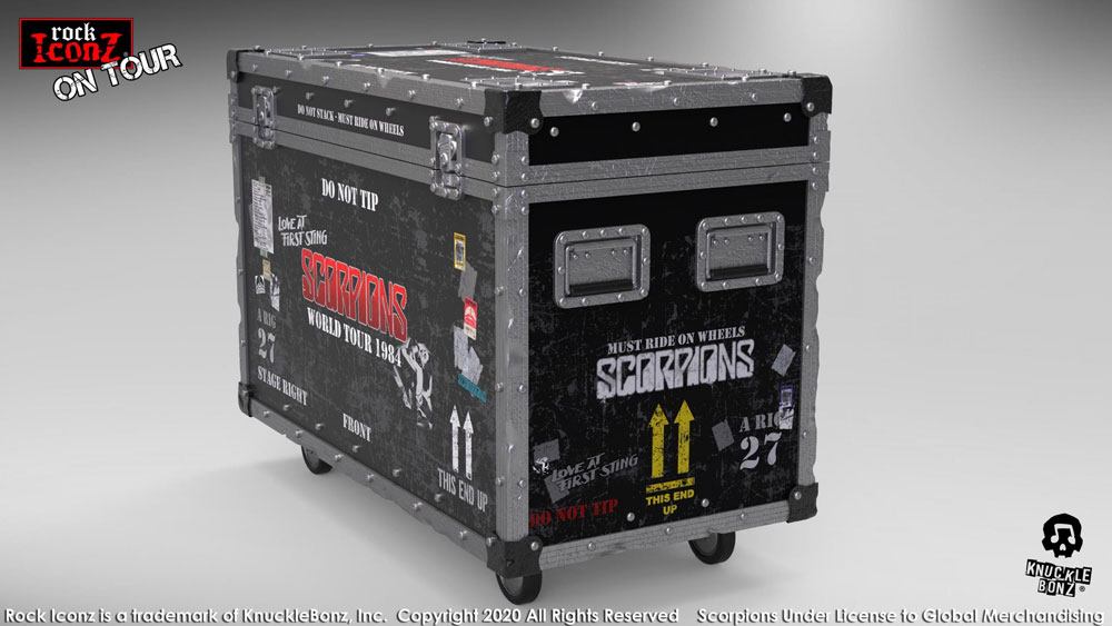 Scorpions Rock Ikonz On Tour World Tour 1984 Road Case Statue + Stage Backdrop 0655646625171