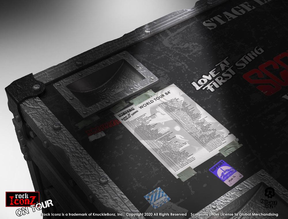 Scorpions Rock Ikonz On Tour World Tour 1984 Road Case Statue + Stage Backdrop 0655646625171