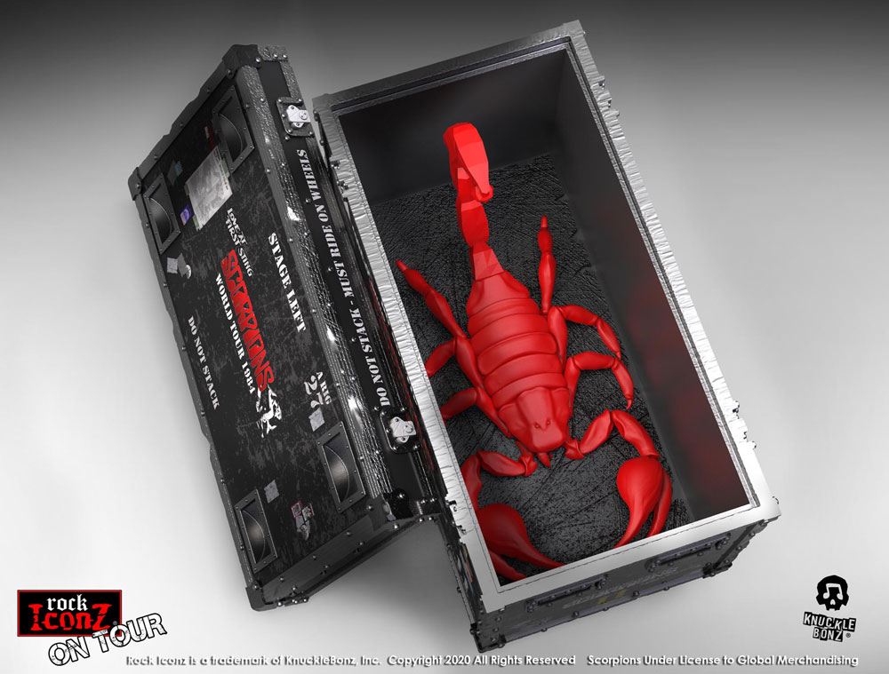 Scorpions Rock Ikonz On Tour World Tour 1984 Road Case Statue + Stage Backdrop 0655646625171