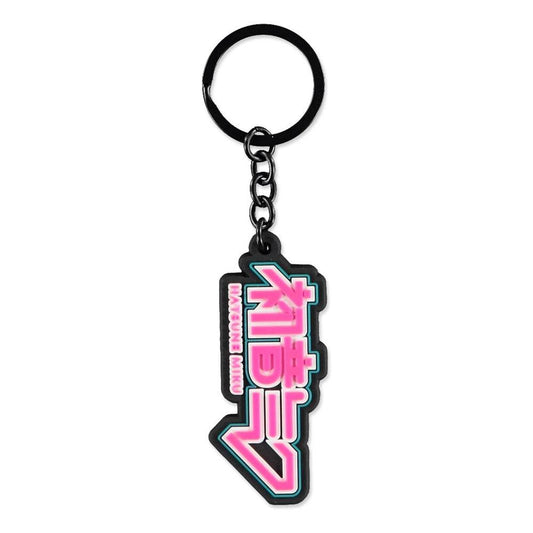 Hatsune Miku Rubber Keychain Logo 8718526153316