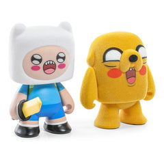 Adventure Time Mini-Figure 2-Pack Finn & Jake Flocked 7 cm 0883975194000