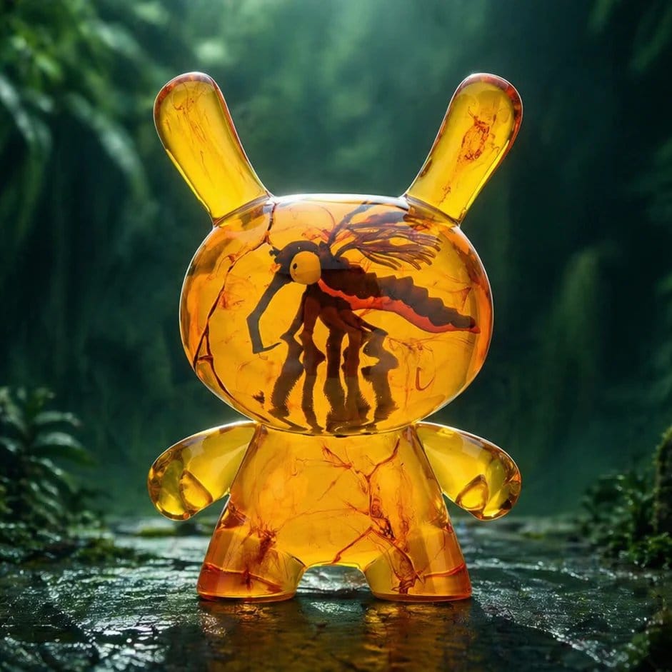 Dunny Art Toy Resin Figure Amber 20 cm 0883975197964