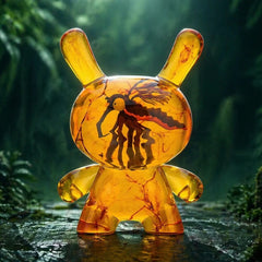 Dunny Art Toy Resin Figure Amber 20 cm 0883975197964
