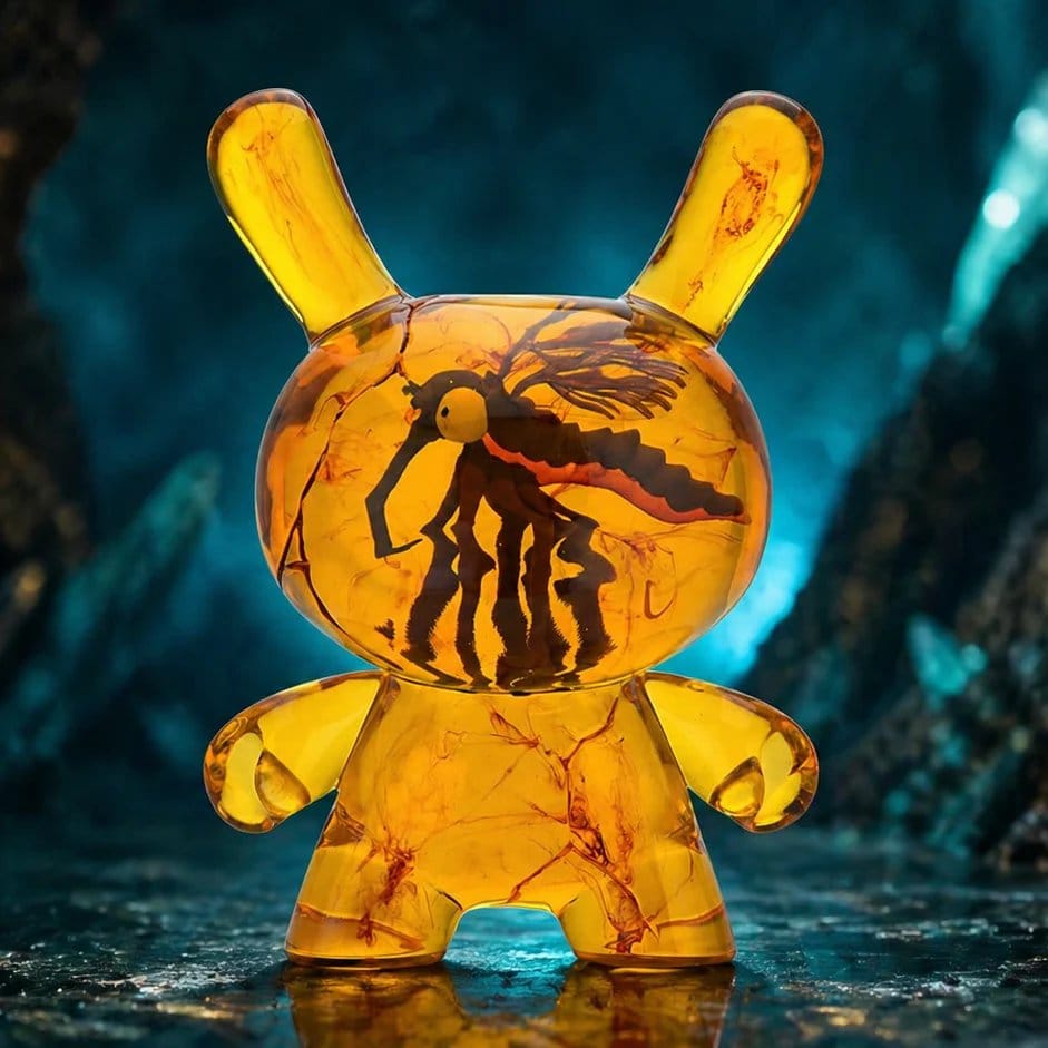 Dunny Art Toy Resin Figure Amber 20 cm 0883975197964