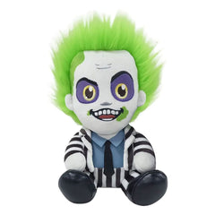 Beetlejuice Phunny Plush Figure Beetlejuice Sitting with Striped Outfit 18 cm 0883975185350
