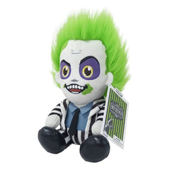 Beetlejuice Phunny Plush Figure Beetlejuice Sitting with Striped Outfit 18 cm 0883975185350