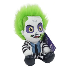 Beetlejuice Phunny Plush Figure Beetlejuice Sitting with Striped Outfit 18 cm 0883975185350