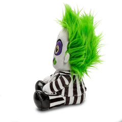 Beetlejuice Phunny Plush Figure Beetlejuice Sitting with Striped Outfit 18 cm 0883975185350