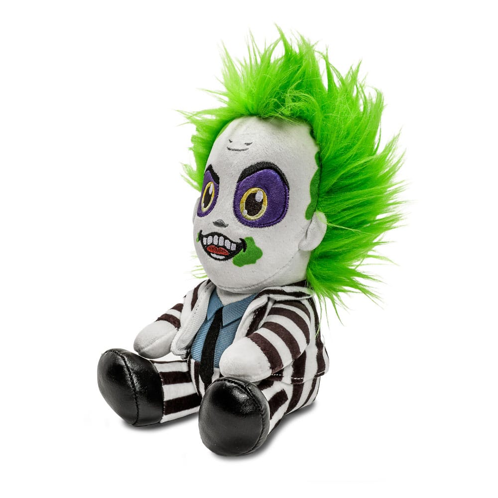 Beetlejuice Phunny Plush Figure Beetlejuice Sitting with Striped Outfit 18 cm 0883975185350