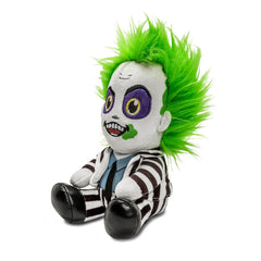 Beetlejuice Phunny Plush Figure Beetlejuice Sitting with Striped Outfit 18 cm 0883975185350