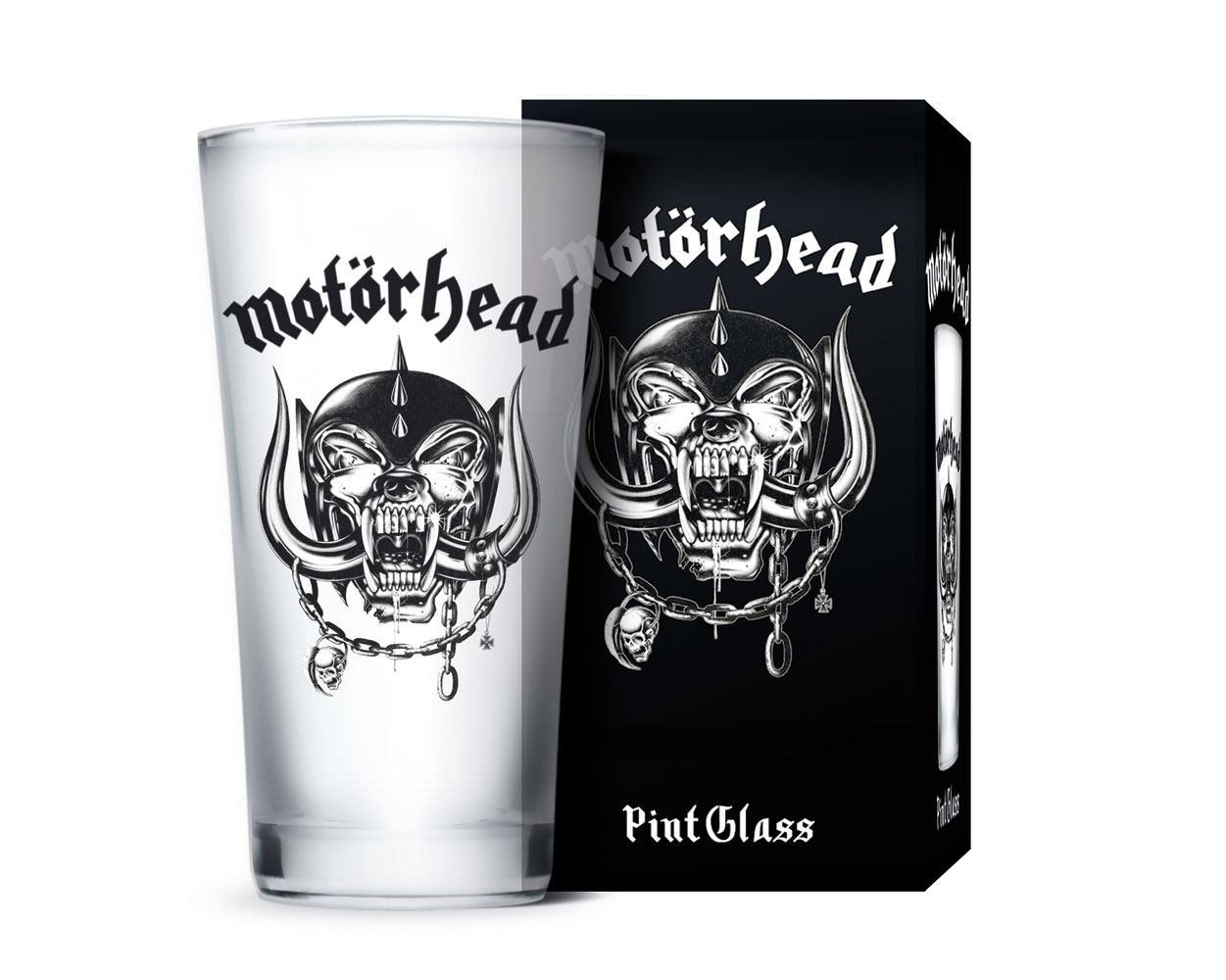Motörhead Pint Glass Logo 4039103997036