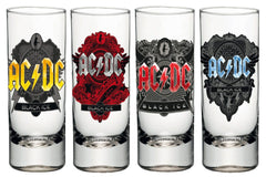 AC/DC Shotglass 4-Pack Black Ice 4039103740151