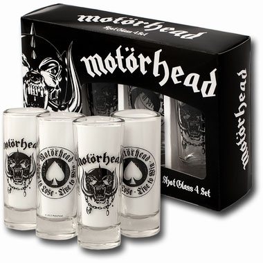 Motörhead Shotglass 4-Pack 4039103998361