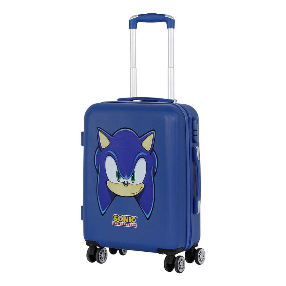 Sonic - The Hedgehog Sight-ABS 4-Wheel Cabin Suitcase Sonic´s Face 55 cm  8445118062236