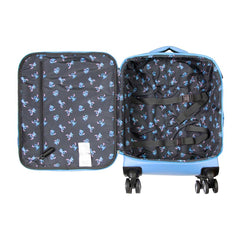 Lilo & Stitch 4-Wheel Cabin Suitcase Stitch Face Blue 55 cm  8445118062410