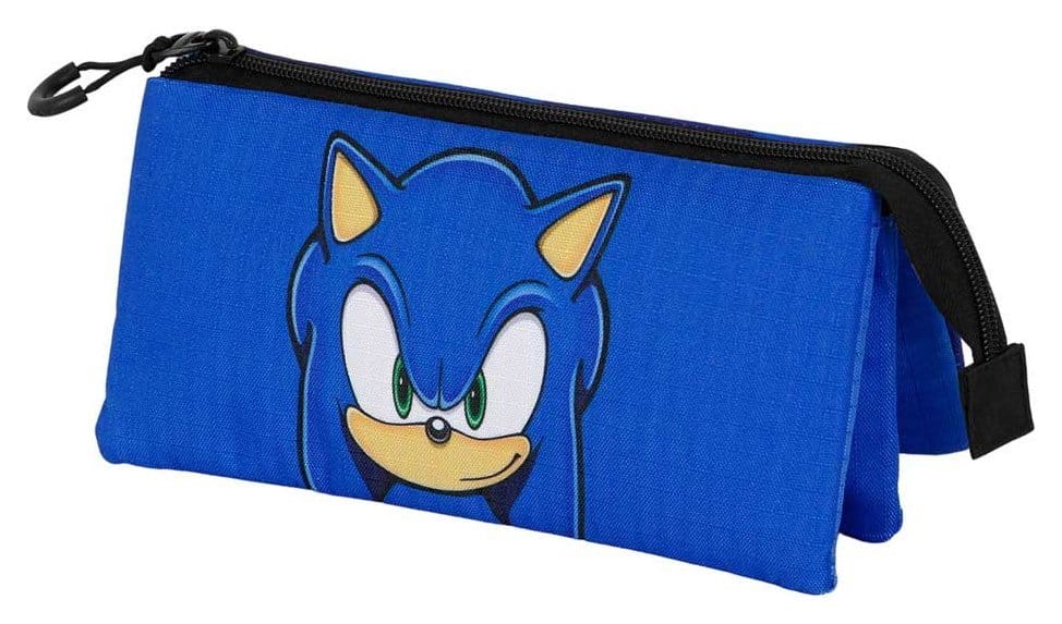 Sonic - The Hedgehog Triple Pencil case SEGA Sight Blue 8445118062922