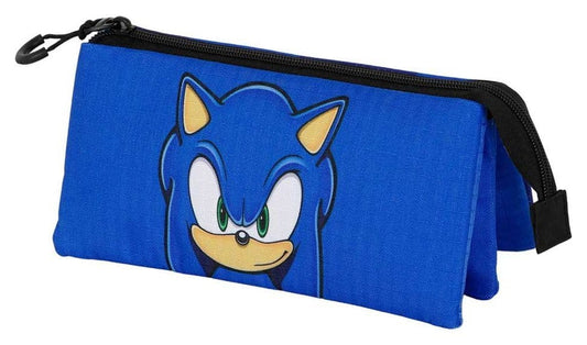 Sonic - The Hedgehog Triple Pencil case SEGA Sight Blue 8445118062922
