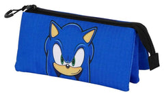 Sonic - The Hedgehog Triple Pencil case SEGA Sight Blue 8445118062922