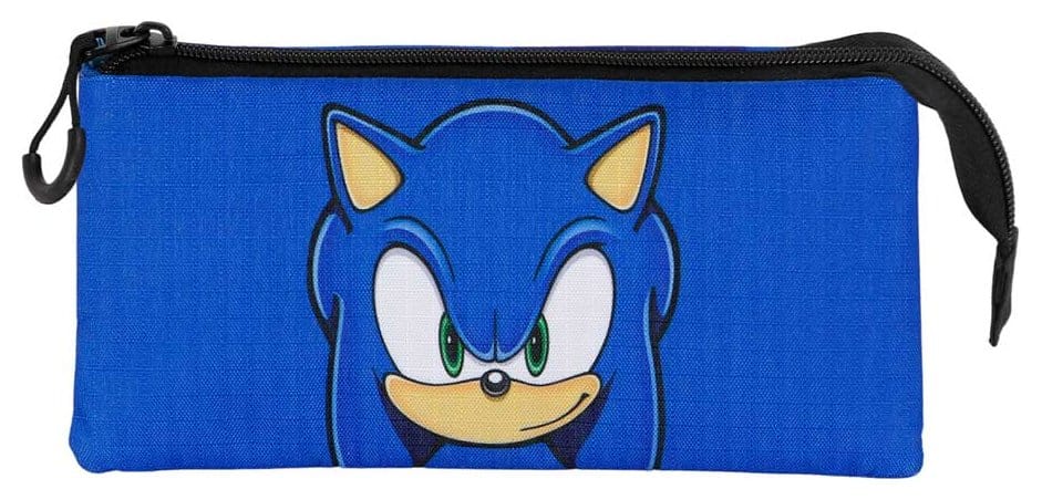 Sonic - The Hedgehog Triple Pencil case SEGA Sight Blue 8445118062922