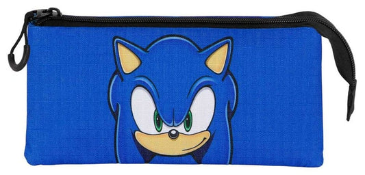 Sonic - The Hedgehog Triple Pencil case SEGA Sight Blue 8445118062922
