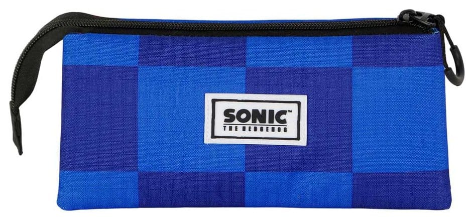 Sonic - The Hedgehog Triple Pencil case SEGA Sight Blue 8445118062922