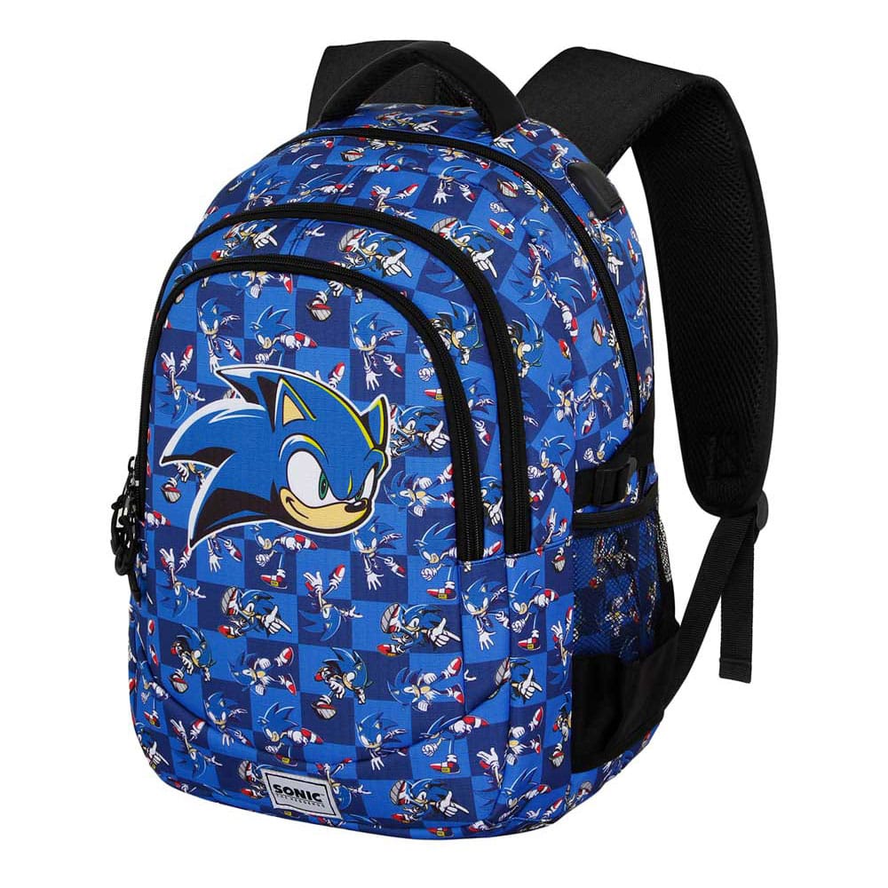 Sonic The Hedgehog Plus Running Backpack Sega Action 8445118072877
