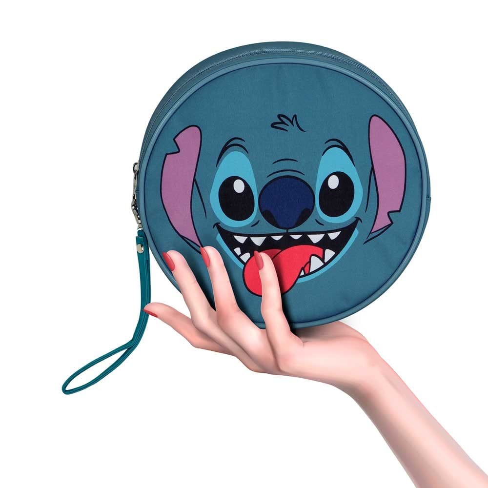 Lilo & Stitch Jumbo Toiletry Bag Face Blue 8445118075007