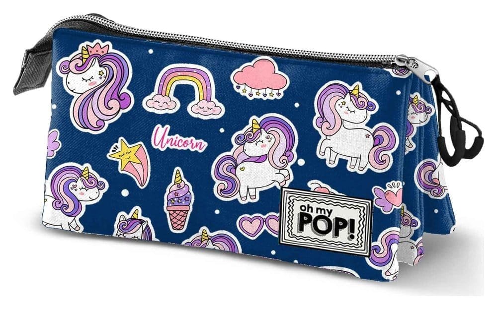 Oh My Pop! Triple Pencil case Magical Multicolour 8445118075236