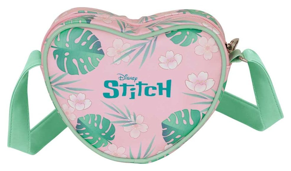 Lilo & Stitch Casual Heart Crossbody Bag Hug Pink 8445118076257