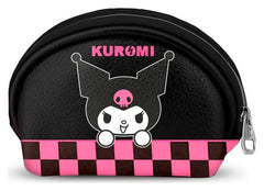 Sanrio Casual Oval Coin Purse Kuromi Chess Multicolour 8445118076981