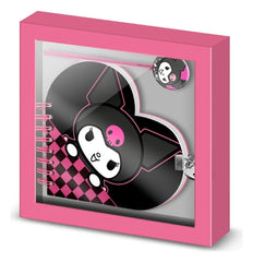 Hello Kitty Notebook with Pen Gift Set Kuromi Chessy 8445118077001