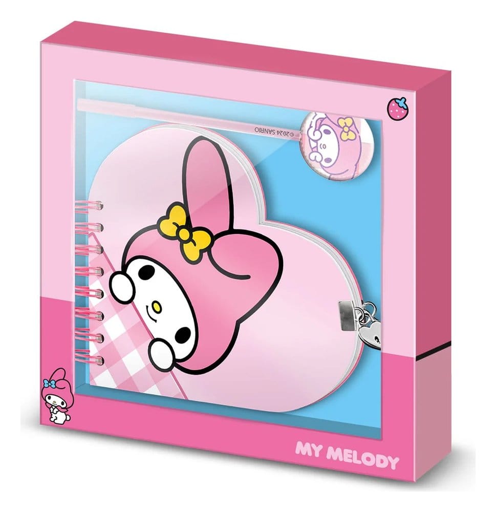 Hello Kitty Notebook with Pen Gift Set My Melody 8445118077049