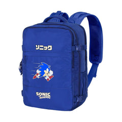Sonic The Hedgehog Mercury Travel Backpack Sega Action Blue Large  8445118077902