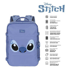 Lilo & Stitch Mercury Travel Backpack Face Blue Large  8445118077933