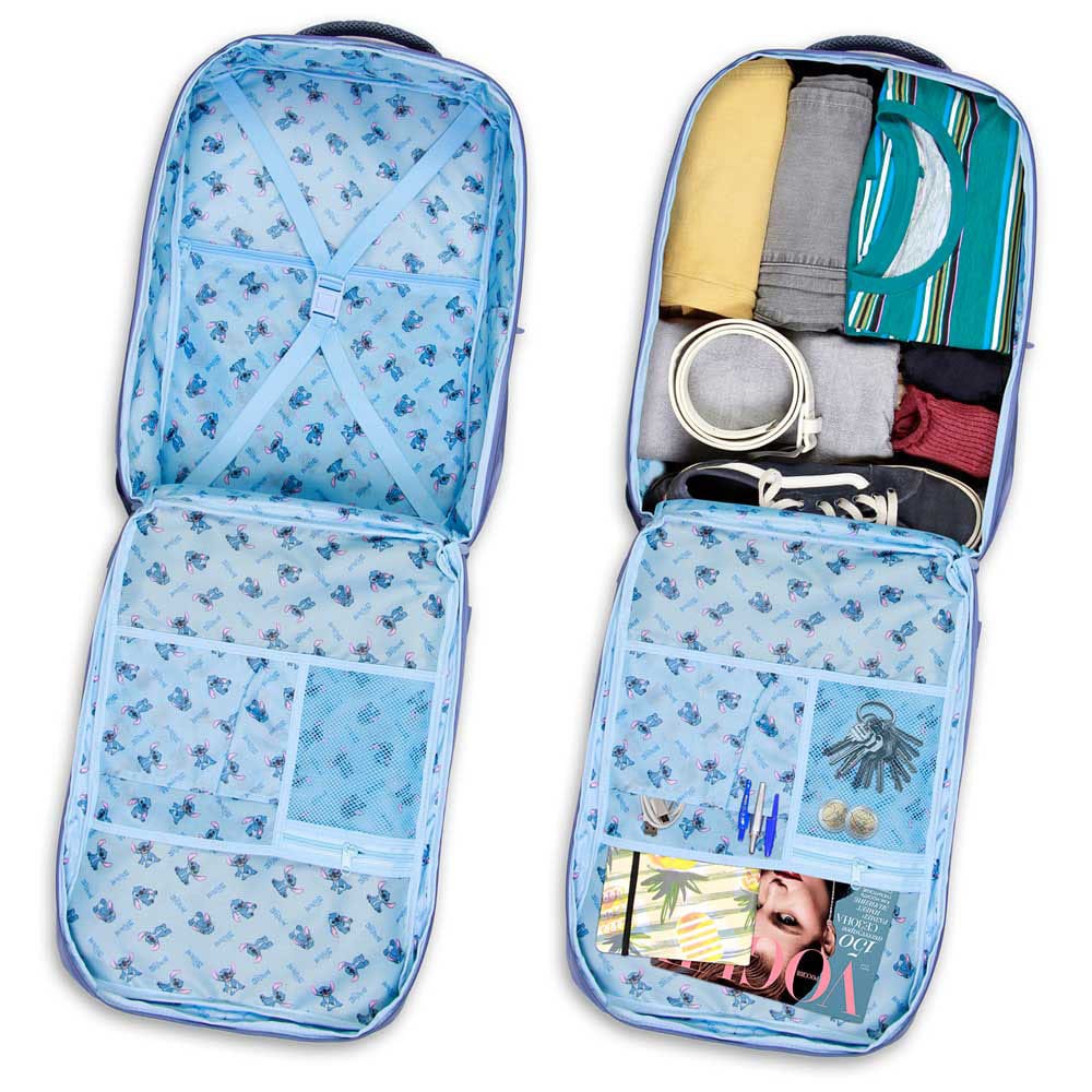 Lilo & Stitch Mercury Travel Backpack Face Blue Large  8445118077933