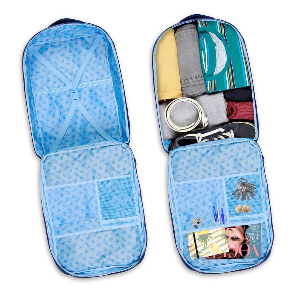 Sonic The Hedgehog Mercury Underseat Cabin Bag Backpack Sega Action Blue  8445118079593