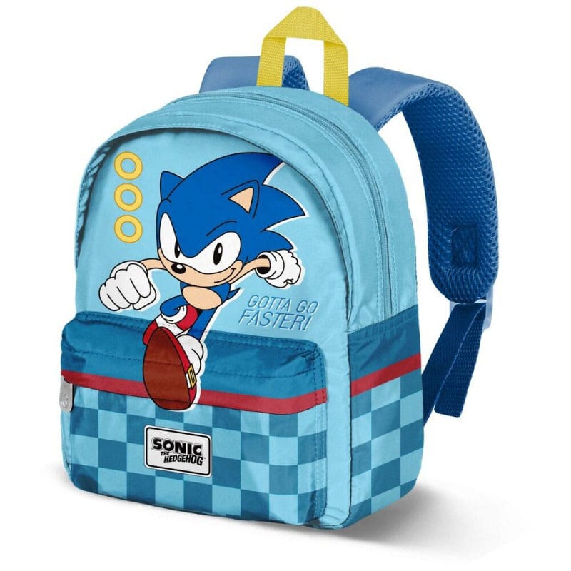 Sonic - The Hedgehog Joy Preschool Backpack Faster Blue 8445118083132