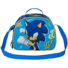Sonic - The Hedgehog 3D Lunch Bag SEGA Go Blue 8445118085013