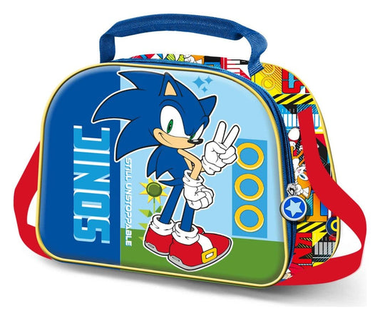 Sonic - The Hedgehog 3D Lunch Bag SEGA Unstoppable Blue 8445118085051