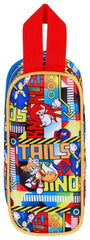 Sonic - The Hedgehog 3D Double Pencil case SEGA Unstoppable Blue 8445118085075