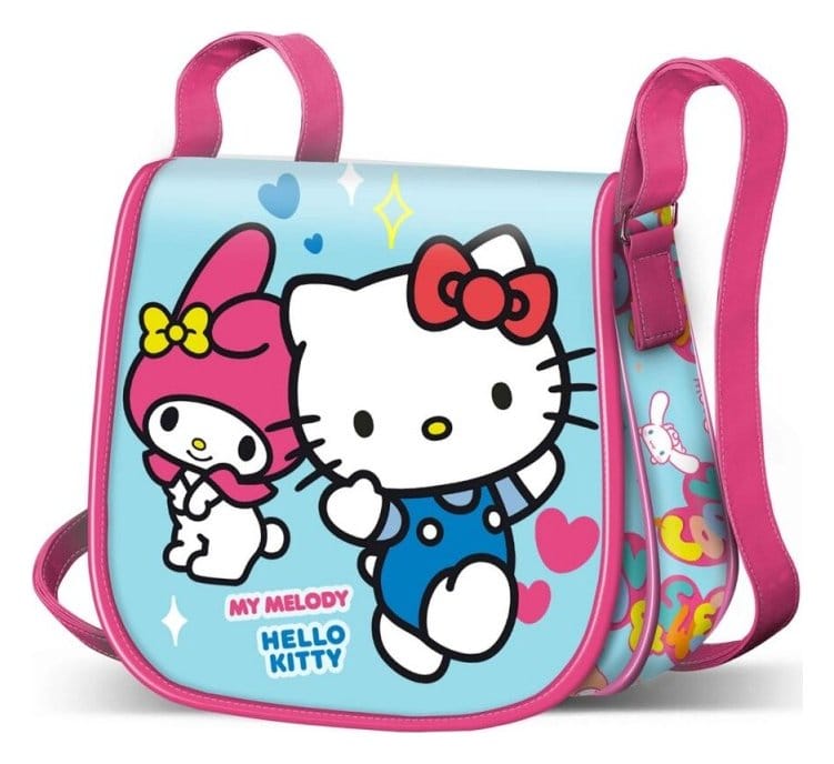 Sanrio Mini Muffin Crossbody Bag Hello Kitty Friendship Blue 8445118085167