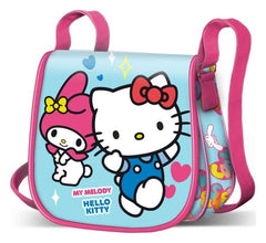 Sanrio Mini Muffin Crossbody Bag Hello Kitty Friendship Blue 8445118085167