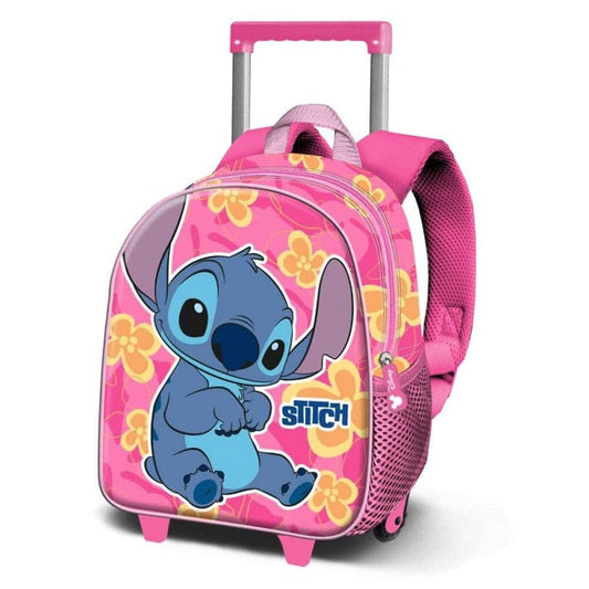 Lilo & Stitch 3D Backpack with Wheels Cute Pink Small      8445118085532
