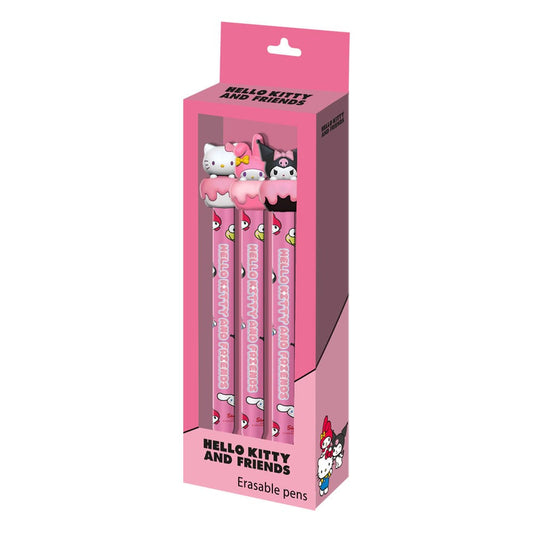Sanrio Erasable Gel Pens 3-Pack  8445118086508
