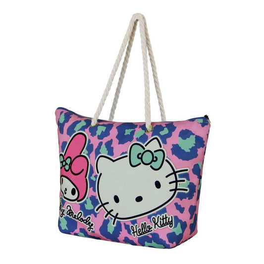 Sanrio Soleil Beach Bag Hello Kitty Safari Pink  8445118086669