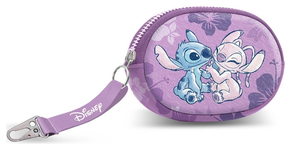 Lilo & Stitch Pill Coin Purse Stitch & Angel Pink 8445118086799