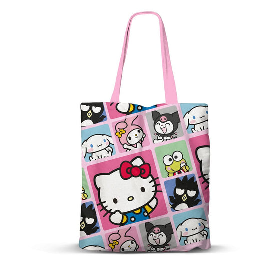 Sanrio FAN Tote Bag Hello Kitty Panels 8445118087314